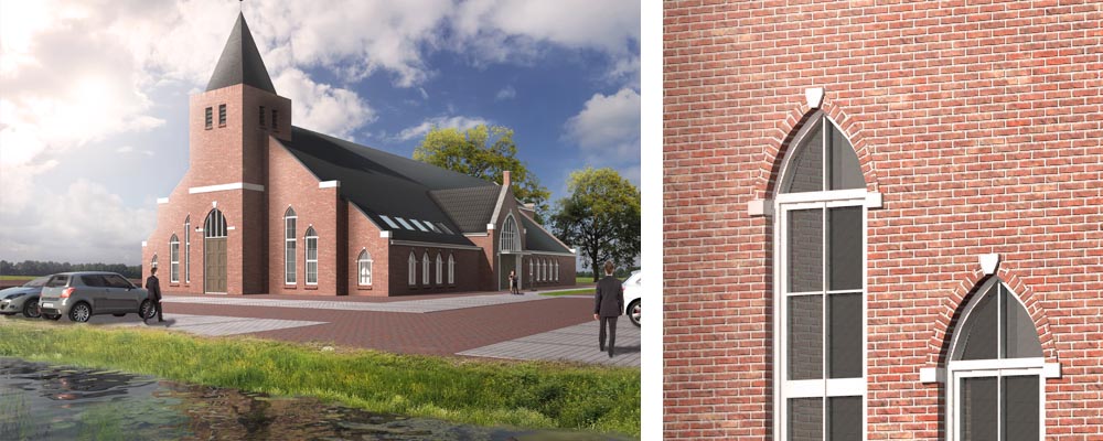 artist impression kerk