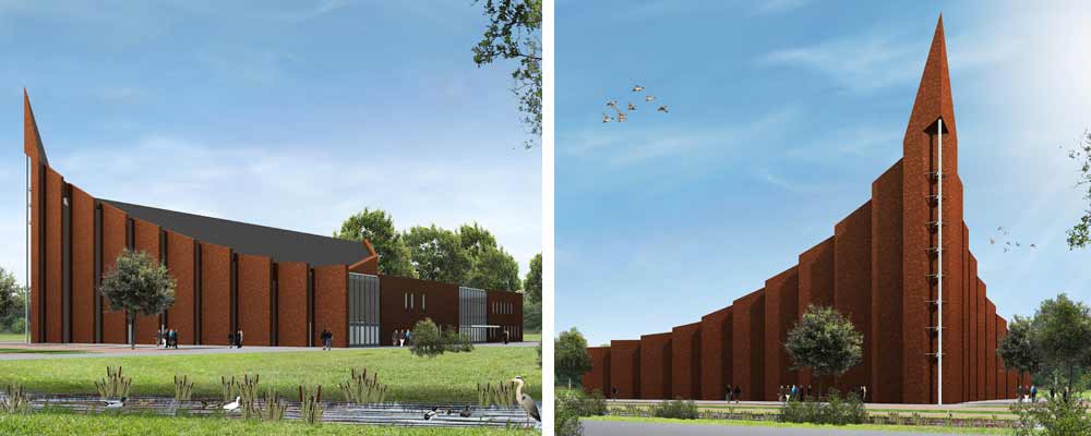 artist impression kerkgebouw