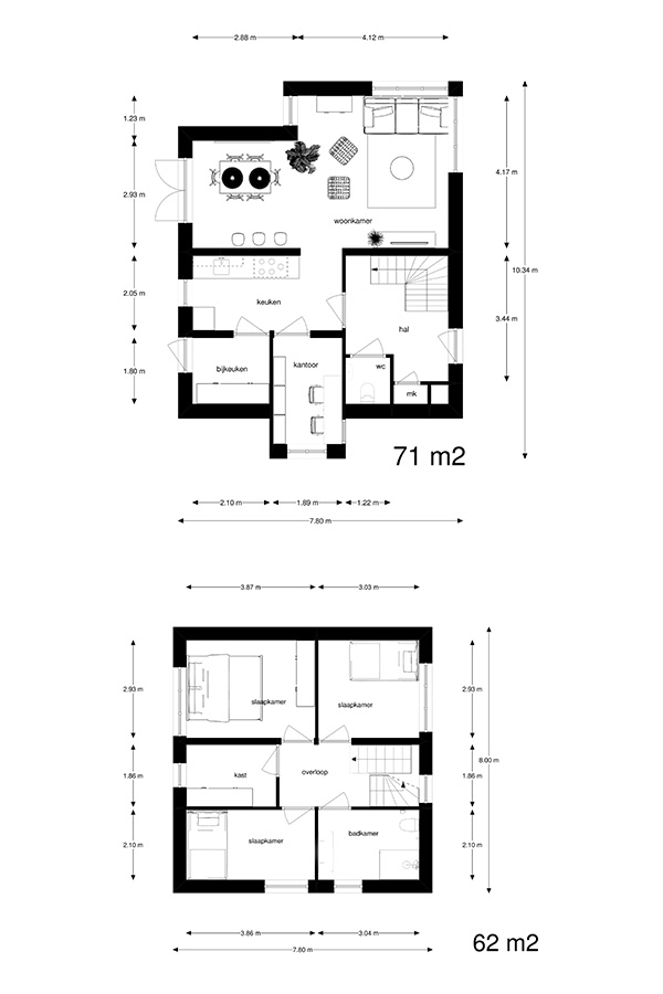 impressie woonkamer