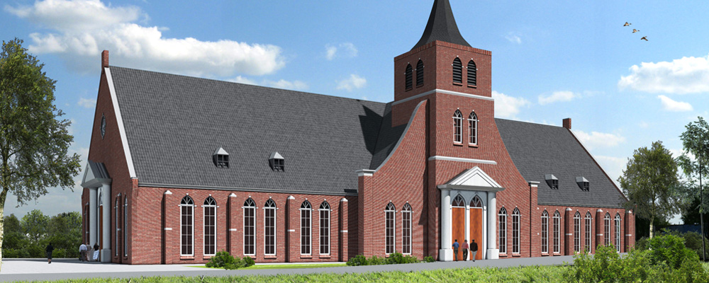 3D visualisatie prijsvraag kerkgebouw....