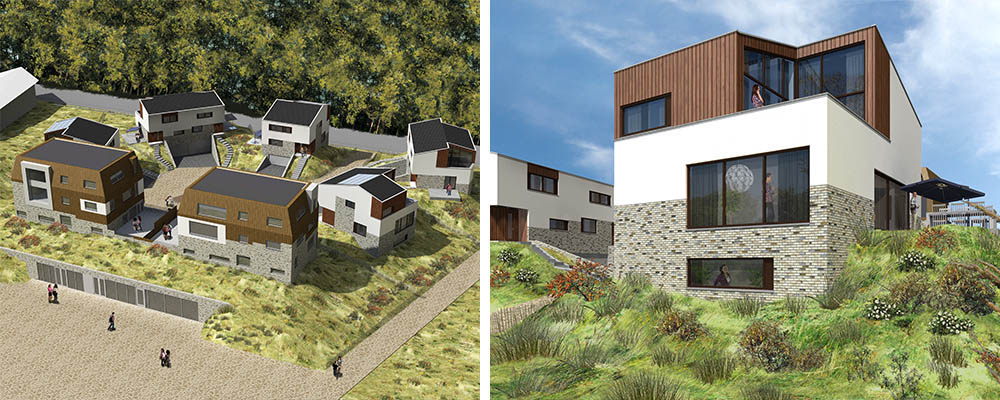 artist impression moderne woning