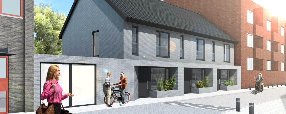 artists impression exterieur buiten gevels woonhuis