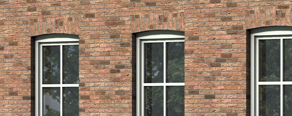 detail van kozijnen met roede verdeling