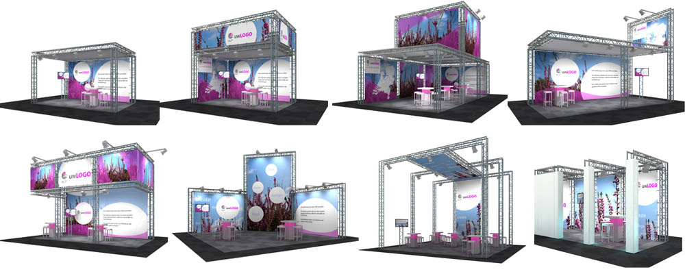 varianten ontwerp beurs standbouw